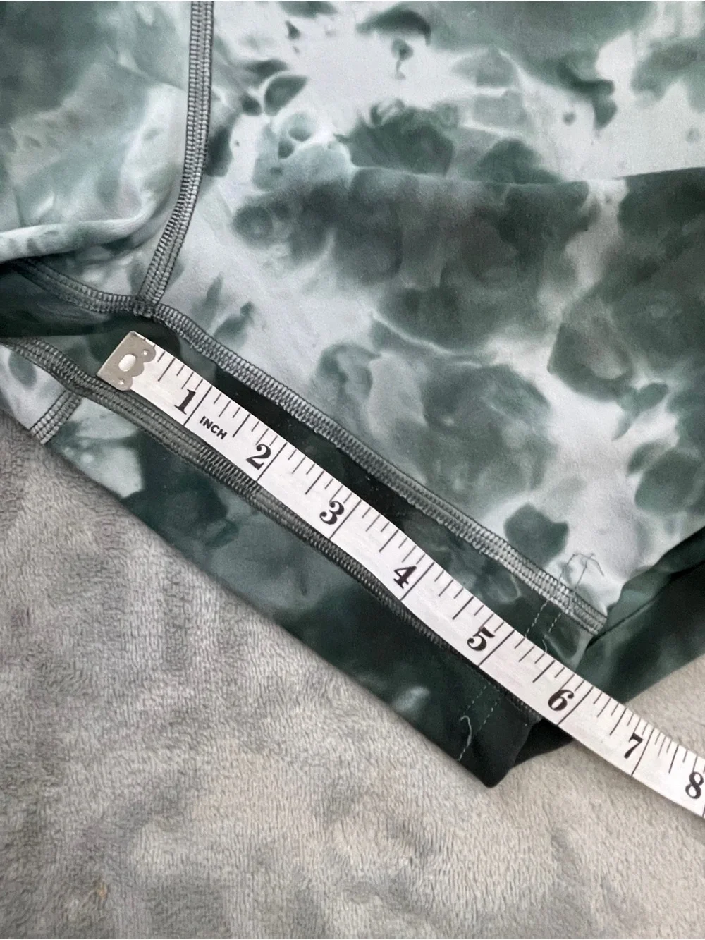 Lululemon biker shorts High-Rise Tie-Dye green activewear yoga Pilates gym 12